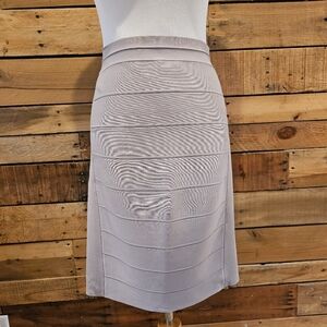 INC International Concepts Bandage Skirt size L Taupe/stone